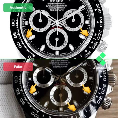 how to tell fake rolex chronograph
